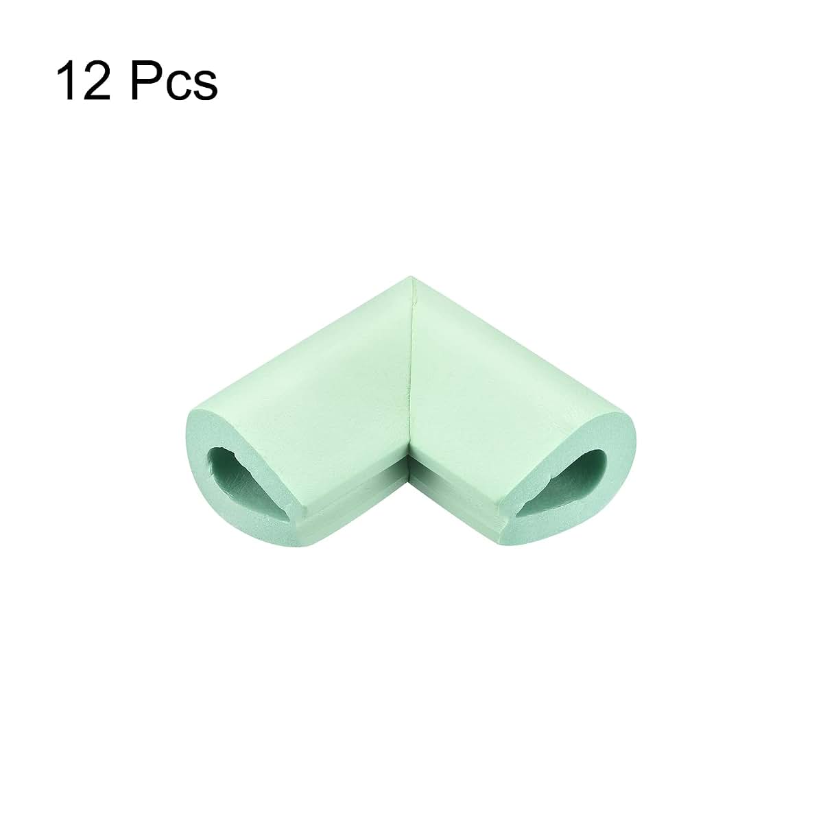 uxcell Corner Guards Edge Protectors, 12-Pack, Foam, Light Green