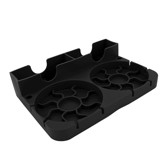 shenruifa Water Bottle Drying Rack Non Slip Base Silicone Bottle Dryer Stand for Home Office (Black)