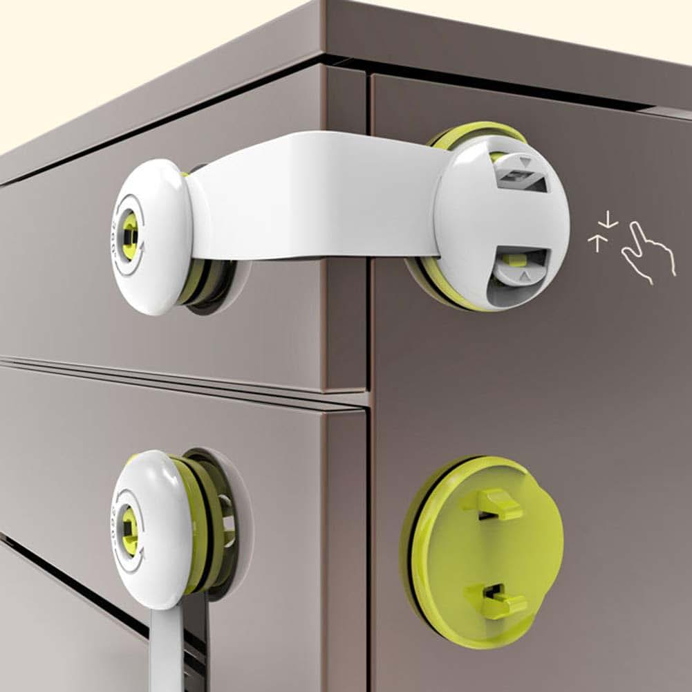 Heaven2017 360° Rotation Adhesive Multi-Use Lock In Brown (photo 3)