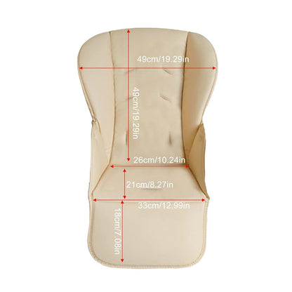 BabyOneStop High Chair Cover, Waterproof PU Leather Dining Seat Cushion