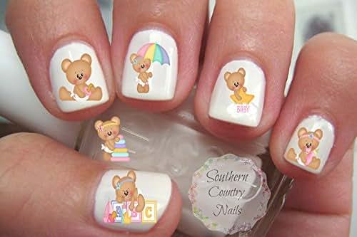 Southern Country Nails Baby Bear Nail Art Decals