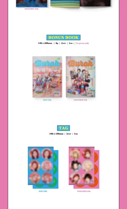 TRI.BE W.A.Y 2nd Mini Album 2 Version Set with CD Photobook Poster and Photocard