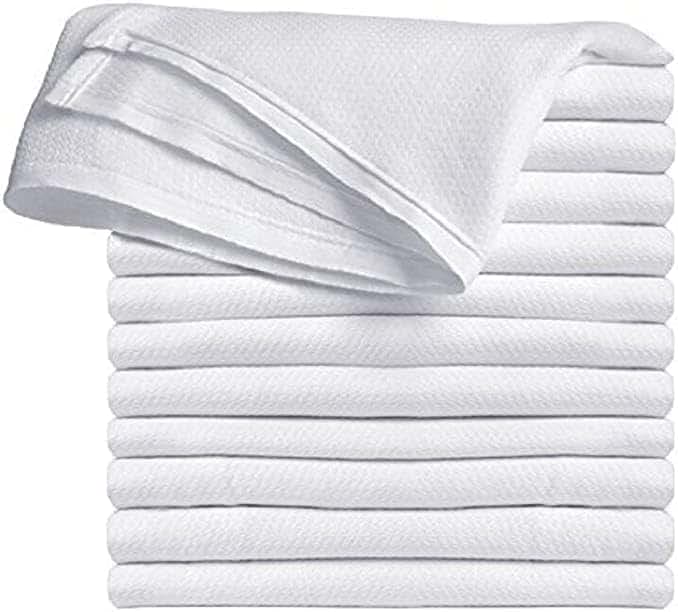 Brandilo 18 Pack Cotton Cloth Diapers, Reusable Flat Fold