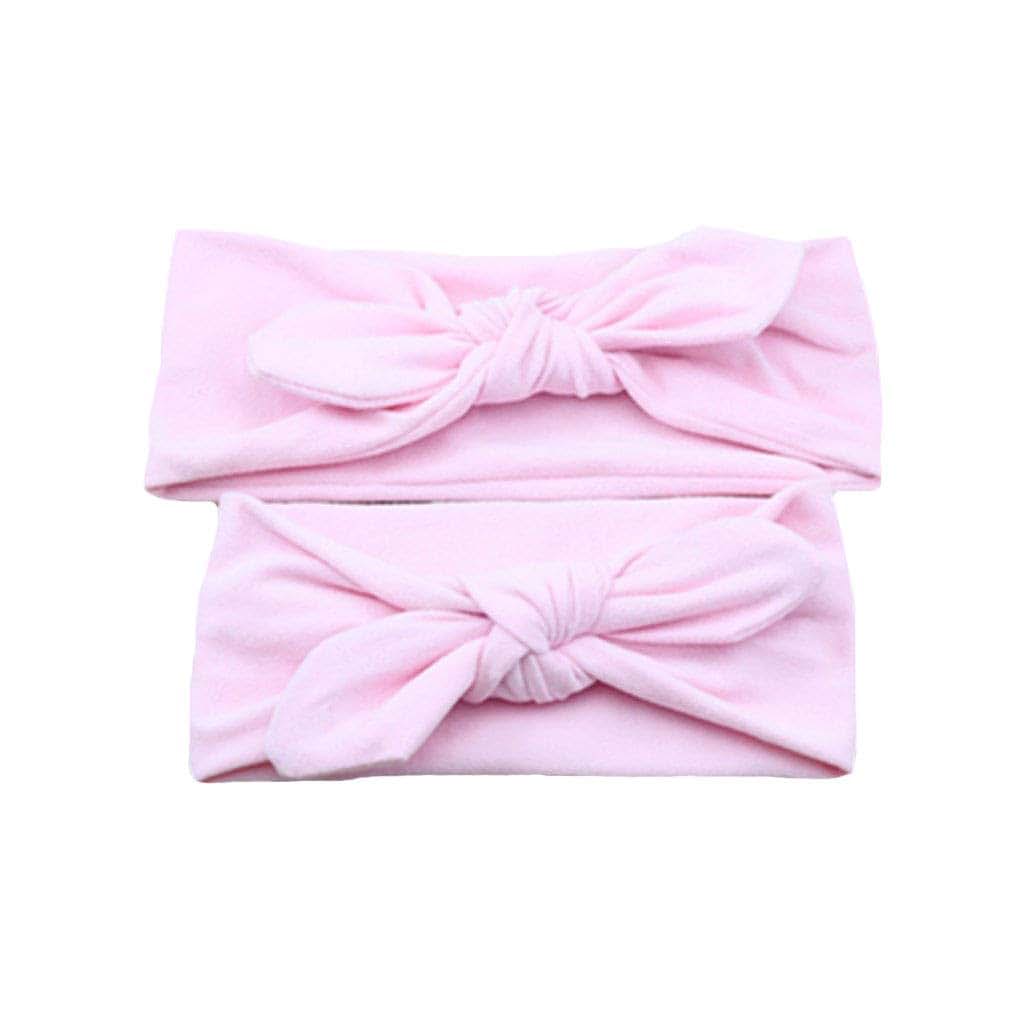 SJIAO Mommy And Me Matching Headbands Set In Pink