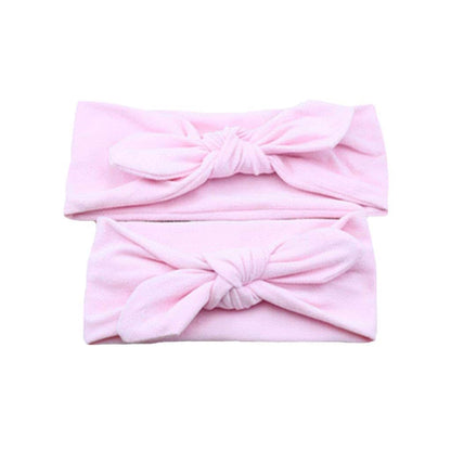 SJIAO Mommy And Me Matching Headbands Set In Pink
