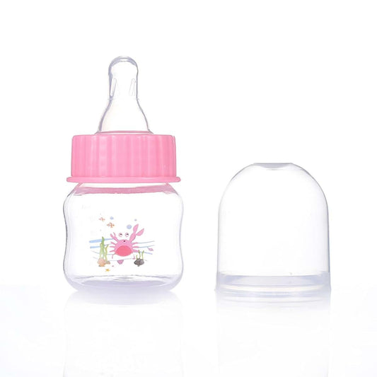 QERPON Baby Bottle Portable Baby Nursing Bottle 1.7oz Wide Neck Natural Flowing Easy to Milk Bottle for Infant Pet Dog