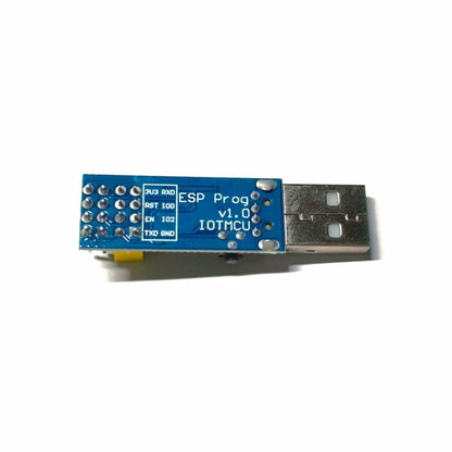 tictocstore 2pcs CH340C USB to ESP8266 ESP-01 WiFi Downloader – Prog Programmer Module with Auto-Download Circuit & (photo 3)
