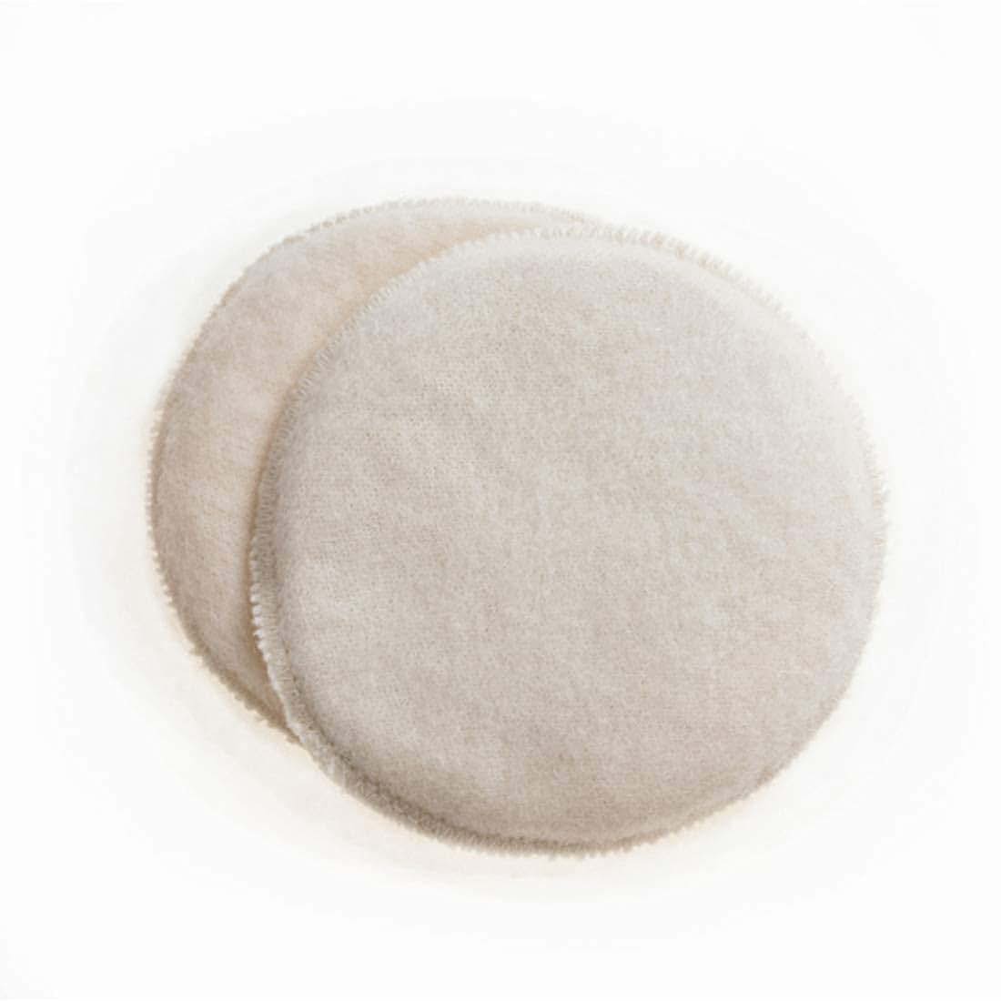 LANACare Soothingly Soft Merino Wool Nursing Pads, Style Softline, Extra Thickness, 7 in. Diameter