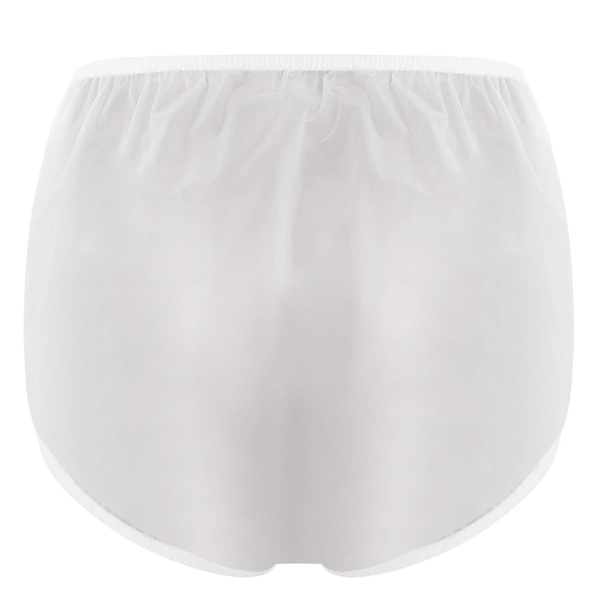 Miutii Unisex Diaper Cover Washable Waterproof Shorts White X-Large (photo 4)