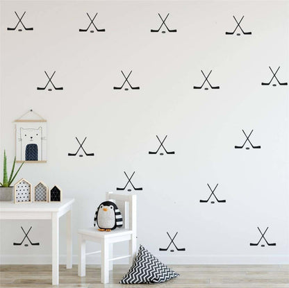 YOYOYU ART HOME DECOR Hockey Stick Wall Stickers, 36 Piece Set (photo 4)