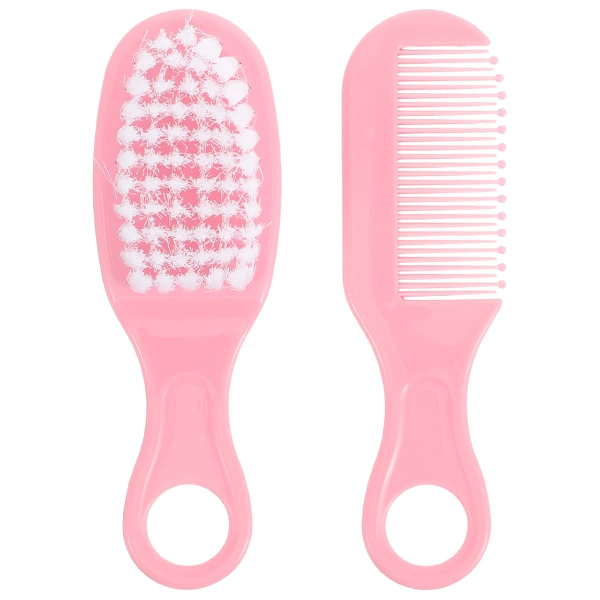 Supvox Baby Hair Brush And Comb Set For Newborn Grooming