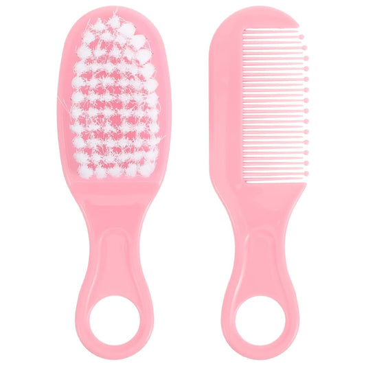 Supvox Baby Hair Brush And Comb Set For Newborn Grooming