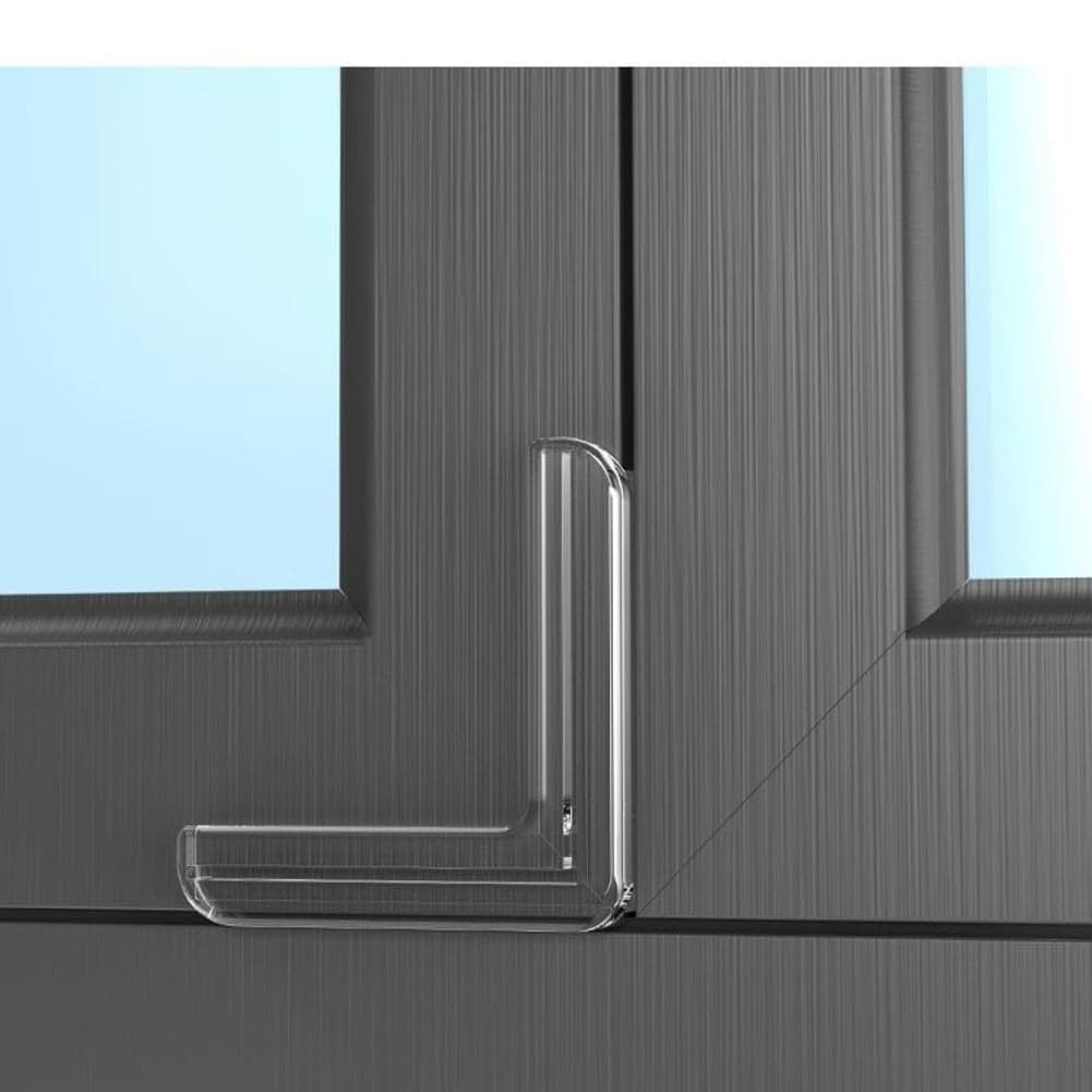 MPMR Clear PVC Corner Guards, L-Shaped Protective Bumpers (photo 4)
