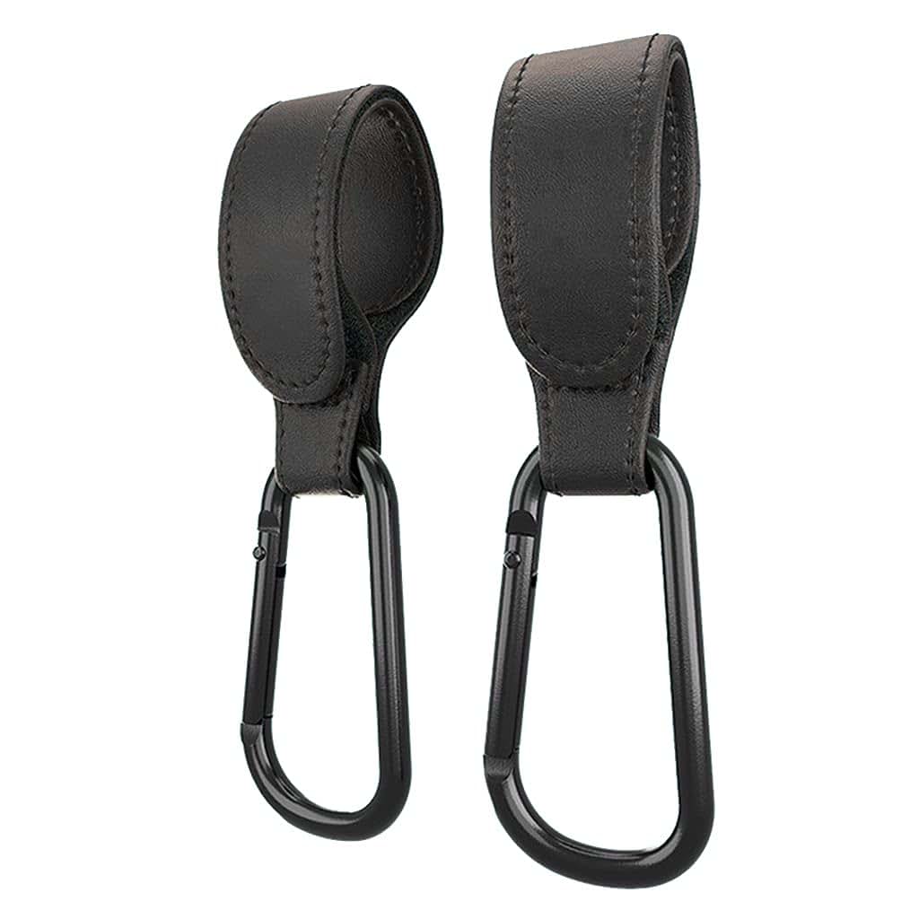 Jojobasec Portable Stroller Hook In Coffee With Adjustable Strap (photo 4)