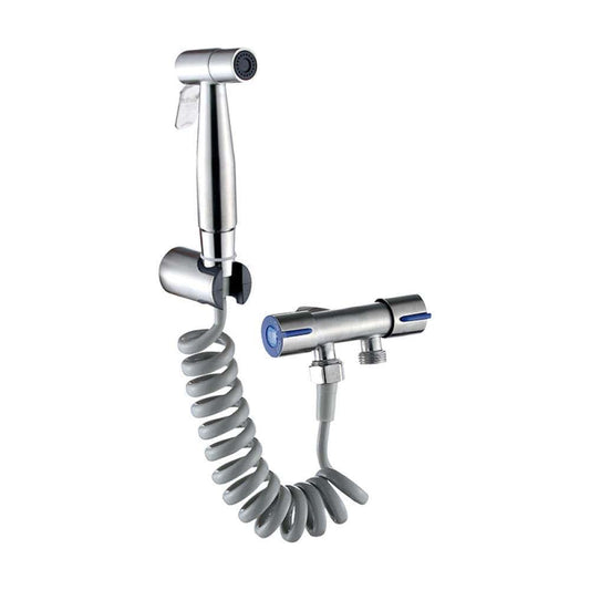 ZLOCYIVHE HandheldSprayer kit Hand HeldSprayer Kit-Toilet Partner 304 Stainless SteelSprayer Nozzle Set, Silver