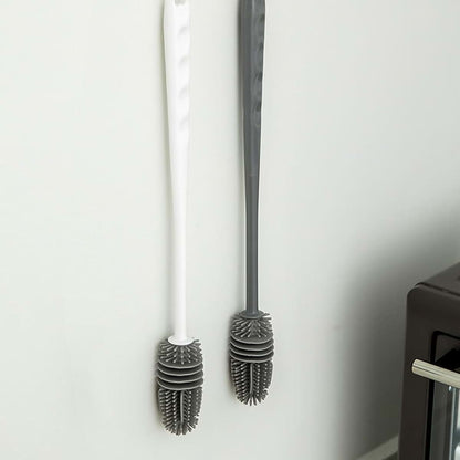 WOEIFGV Reusable Silicone Bottle Brush With Long Handle (photo 3)