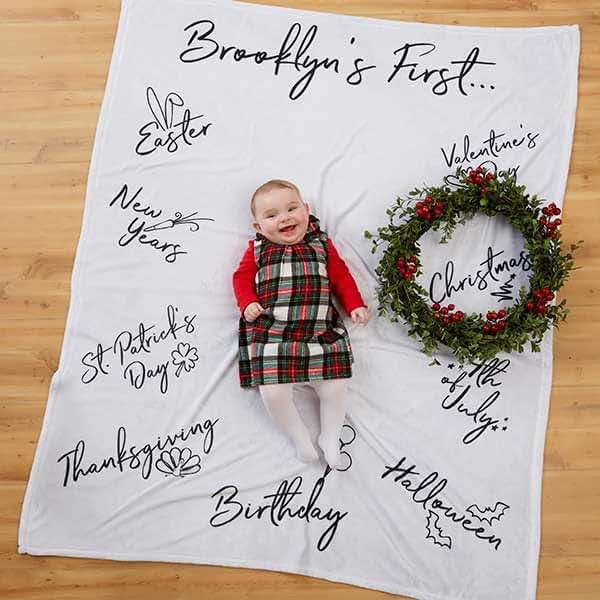 Personalization Universe Personalized Fleece Blanket (photo 2)