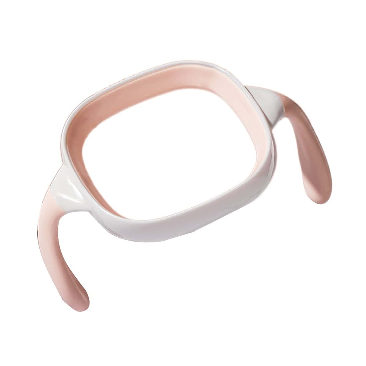 Gllehkt Square Shape Silicone Baby Bottle Handle, Pink