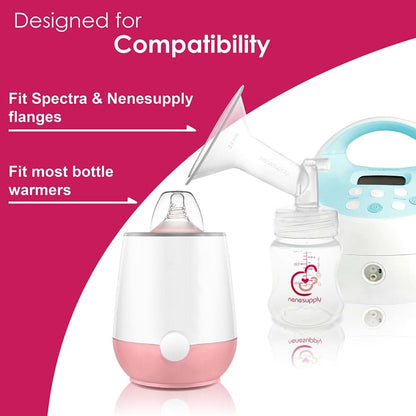 Nenesupply 6-Piece Wide Neck Breastmilk Storage Bottles for Spectra Pumps
