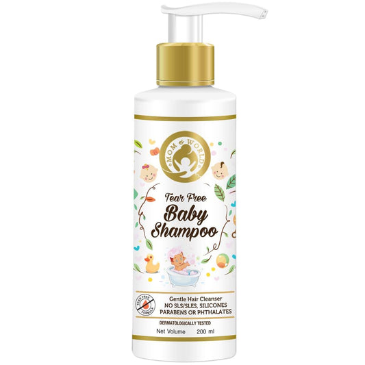 Mom & World Tear Free Baby Shampoo with Argan Oil