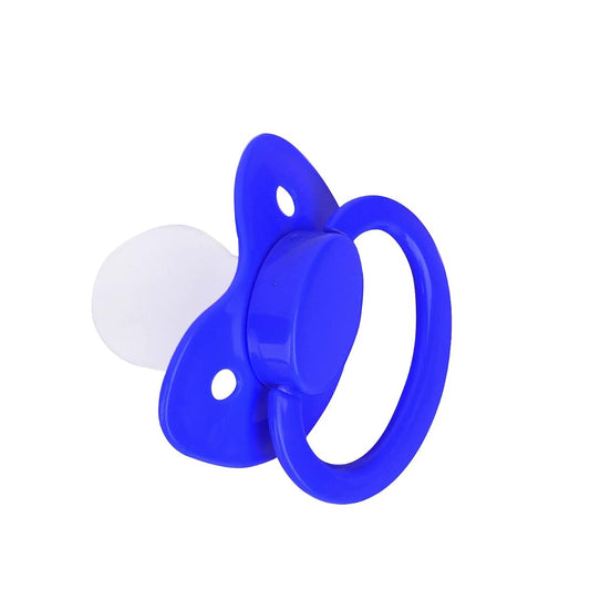 SUNOWE Adult Sized Pacifier Dummy Handmade Diamond Big Shield Pacifier in Dark Blue