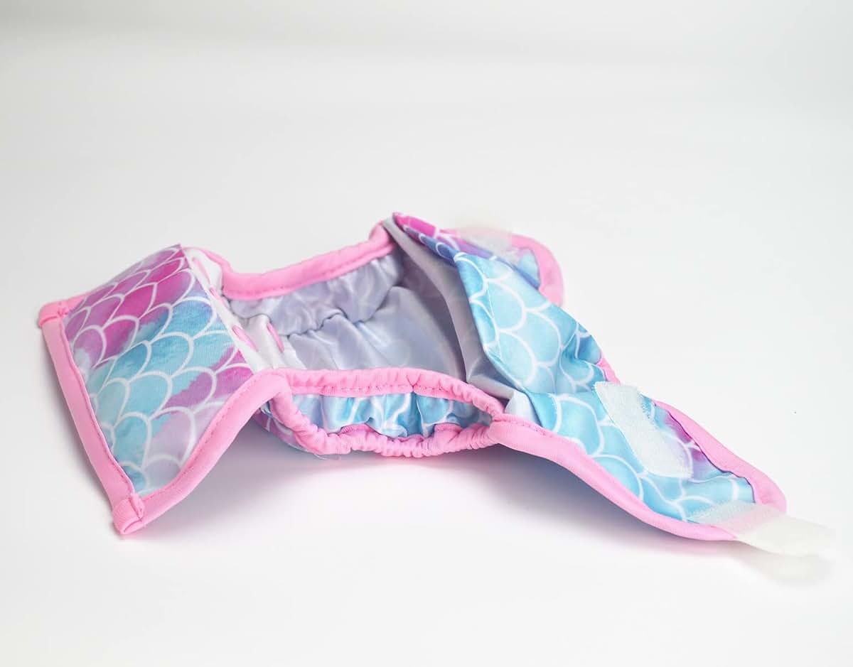 BabyOneStop Newborn Cloth Diaper Cover with Hook and Loop - Gradient Scales