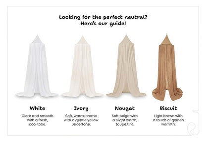 Jollein Vintage Ruffle Ivory Baby Bed Canopy (photo 4)