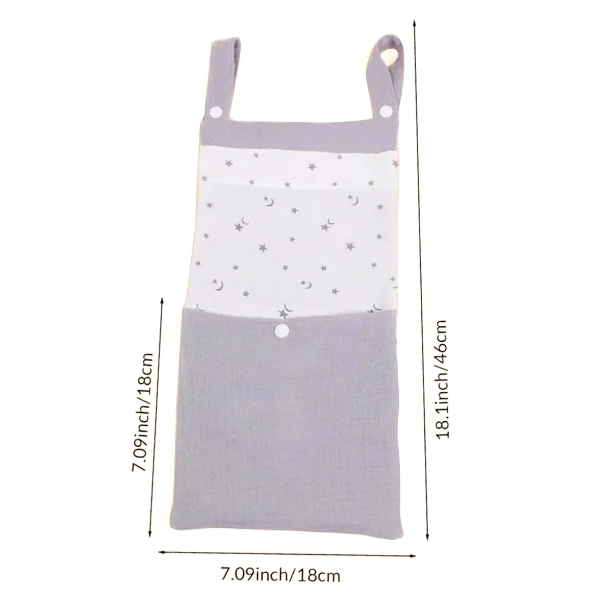 XAGMODSHN Crib Hanging Diaper Bag Cartoon Print Organizer (photo 3)