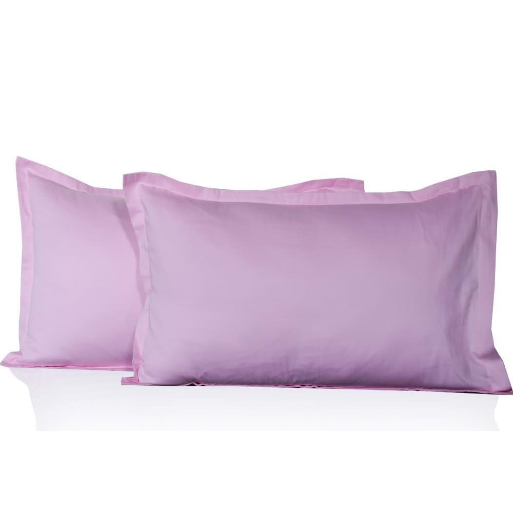 SKS Linen Toddler 400 TC Pillowcase (Pink,2 Pack), 14x19 Pillowcase for Sleeping, Soft and Breathable 100% Long Staple