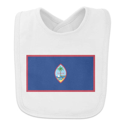 Graphics and More Guam US Territory Flag Baby Bib