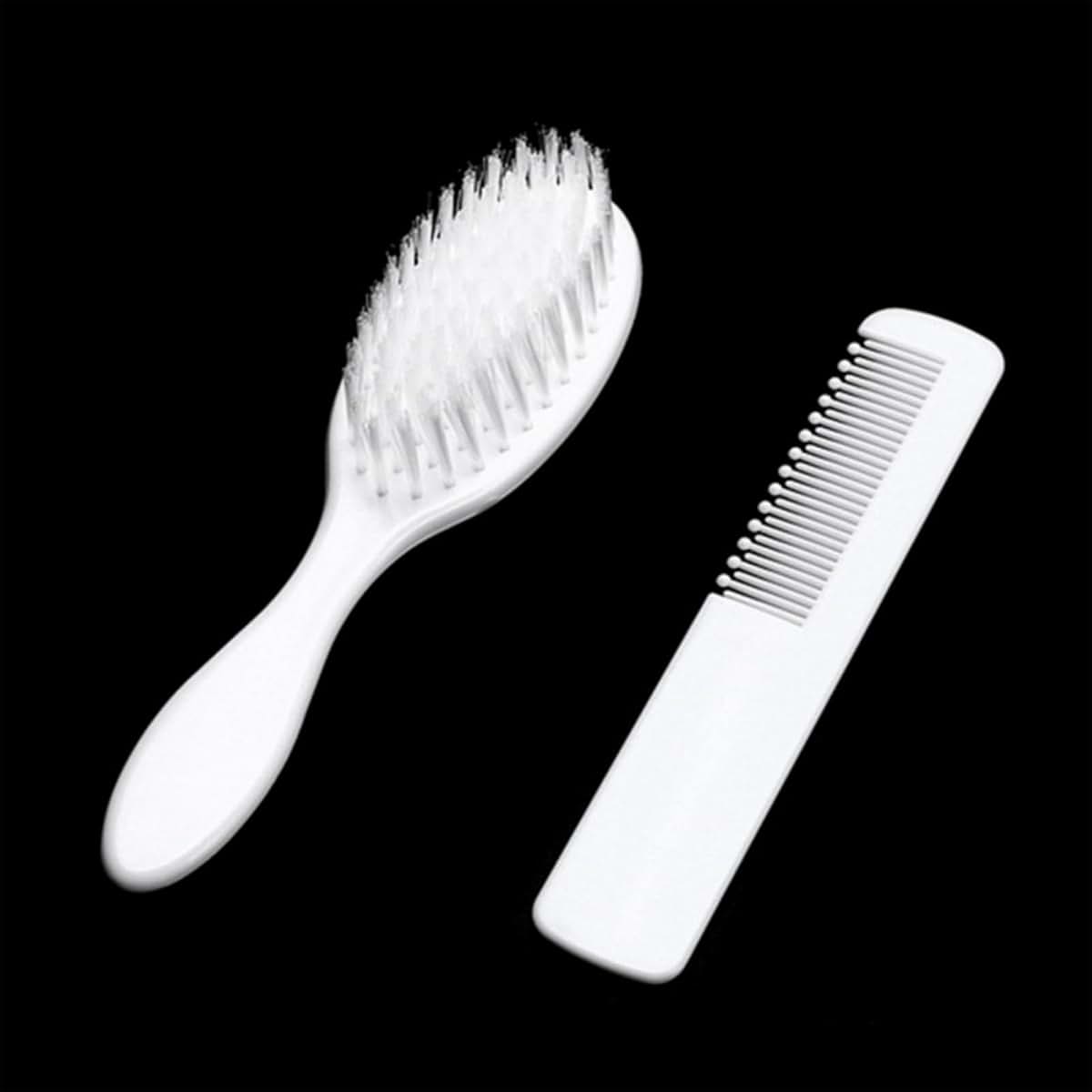 Woeifgv Baby Hair Brush And Comb Set With Ergonomic Handles (photo 4)
