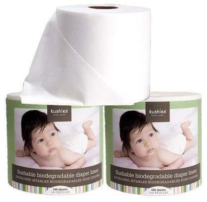 Kushies Flushable And Biodegradable Diaper Liners