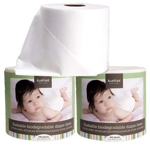 Kushies Flushable And Biodegradable Diaper Liners