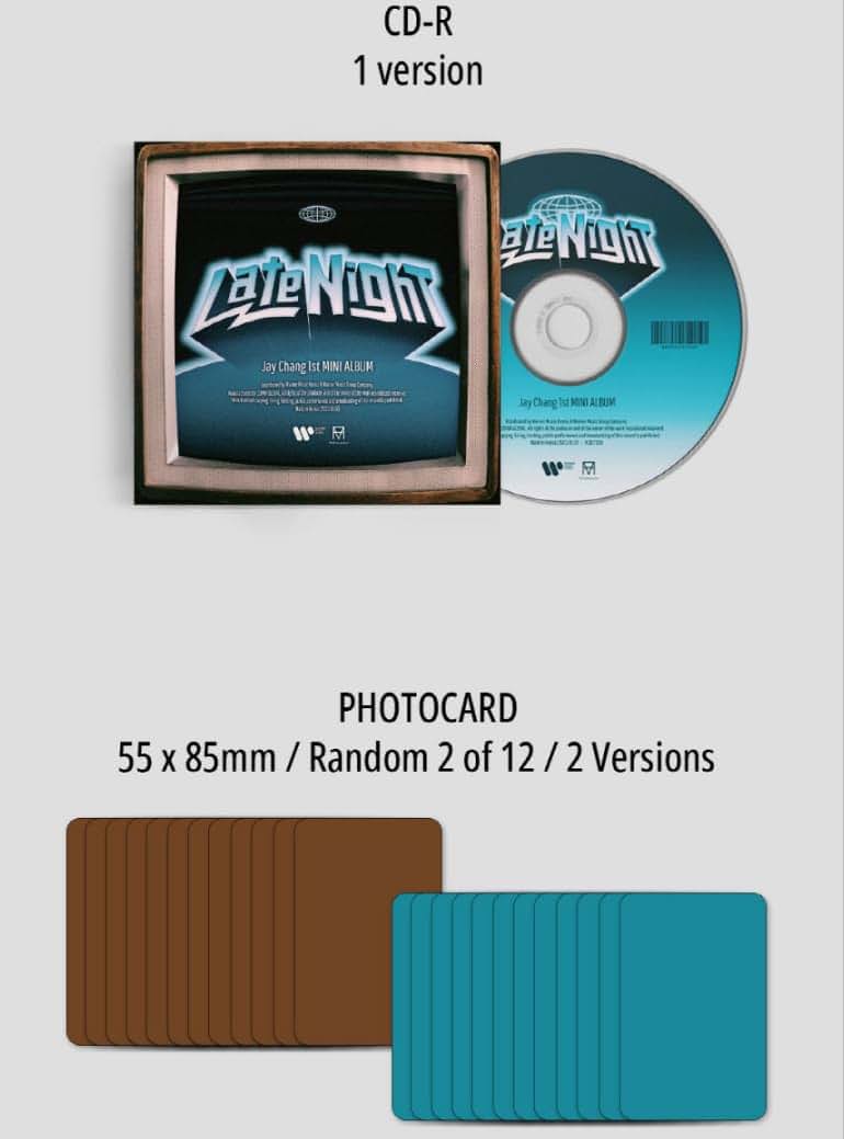 DREAMUS Jay Chang Late Night 1st Mini Album (LATE) (photo 4)