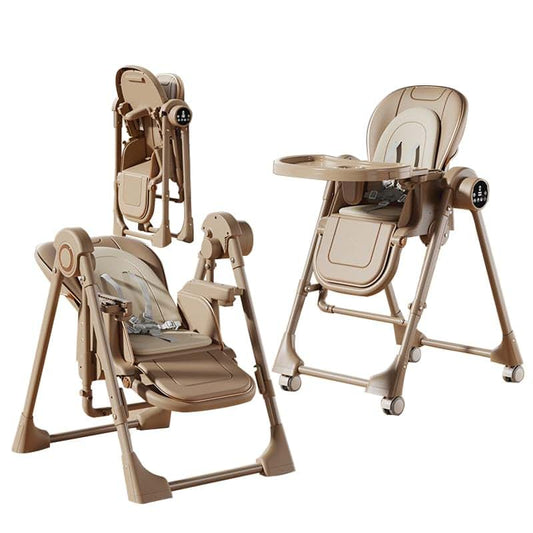 Oubeauou 2 in 1 Portable High Chair for Babies and Toddlers