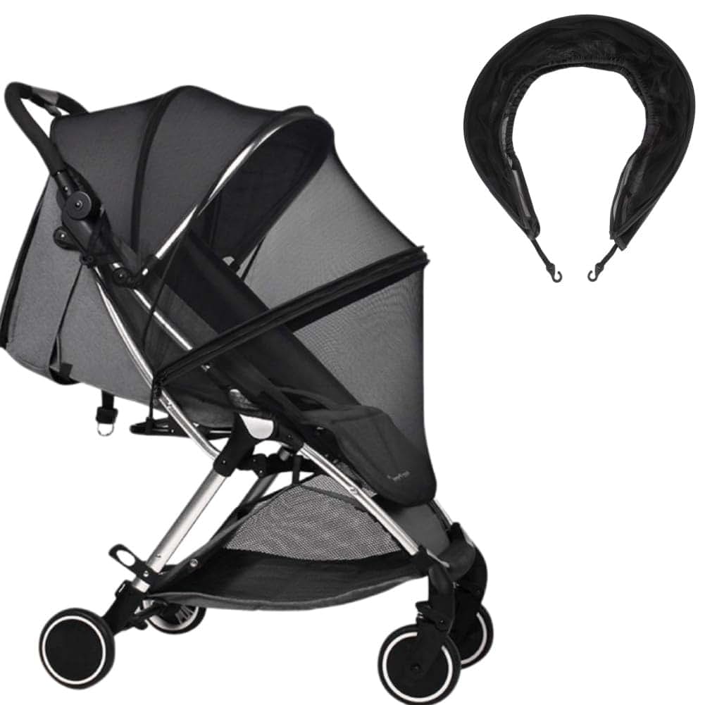 Ibluelover Stroller Mosquito Net, Breathable Mesh Cover, 110cm Stretch