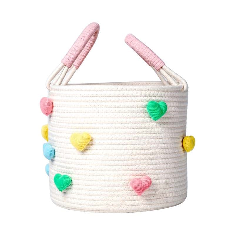 Kidenookk Large Cotton Rope Woven Storage Basket For Nursery And Home