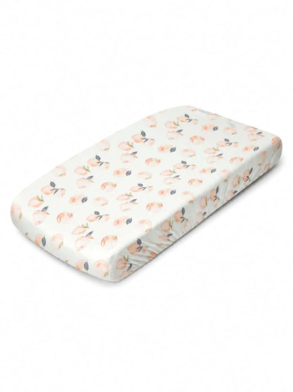 Copper Pearl Knit Changing Pad Cover With Universal Fit For Standard Pads