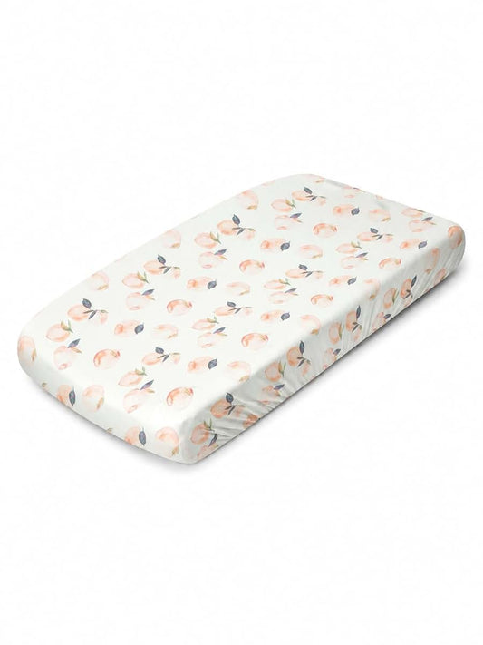 Copper Pearl Knit Changing Pad Cover With Universal Fit For Standard Pads