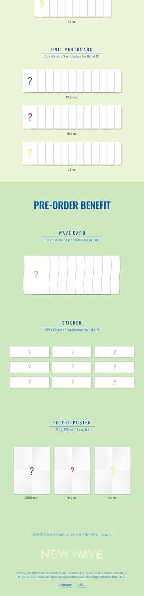 Dreamus Cravity New Wave 4th Mini Album US Version with Photobook and Photocard