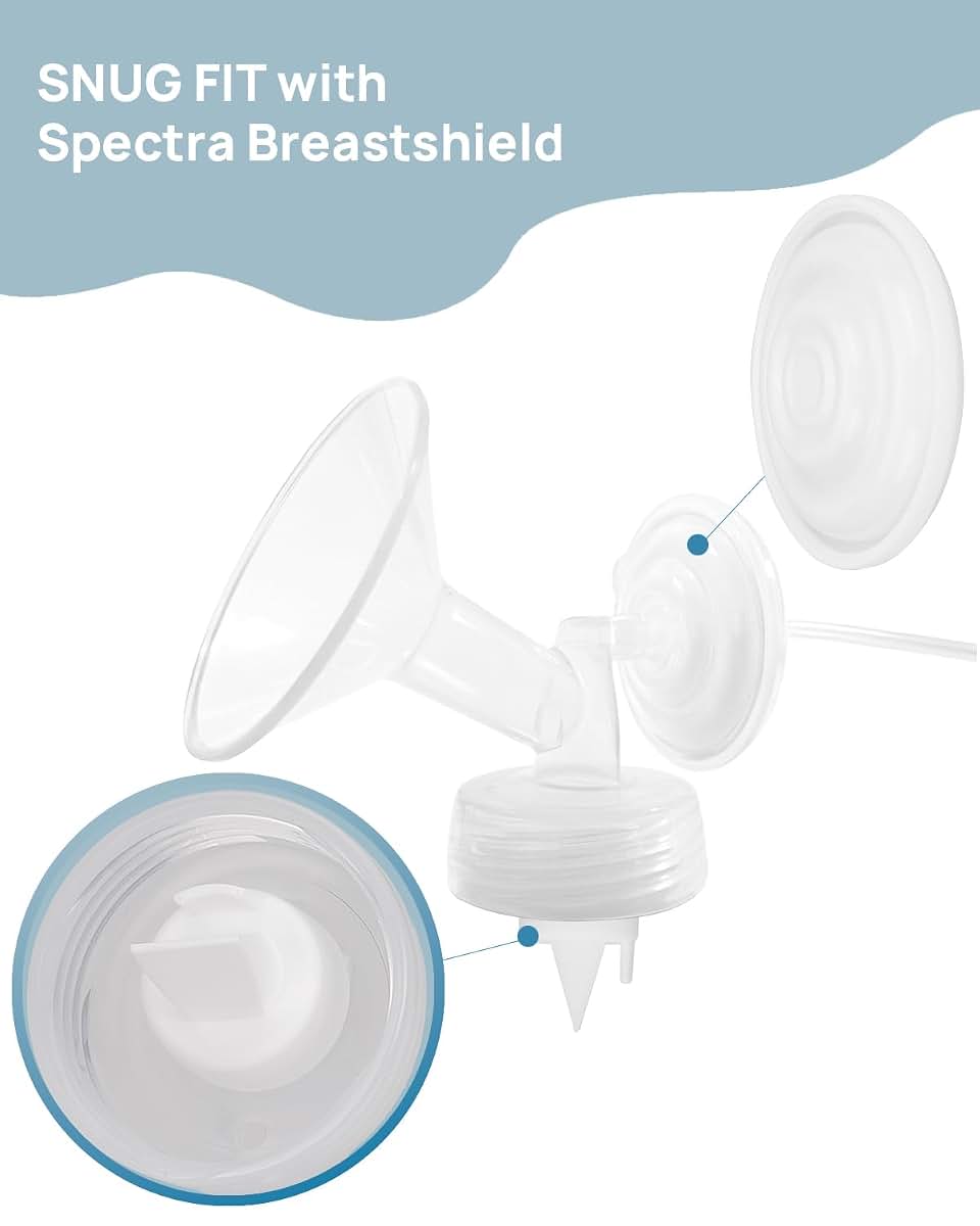 BACAYZZL Pump Parts Compatible with Spectra S1, S2, 9 Plus, 10 Duckbill Valves and 4 Silicone Membranes