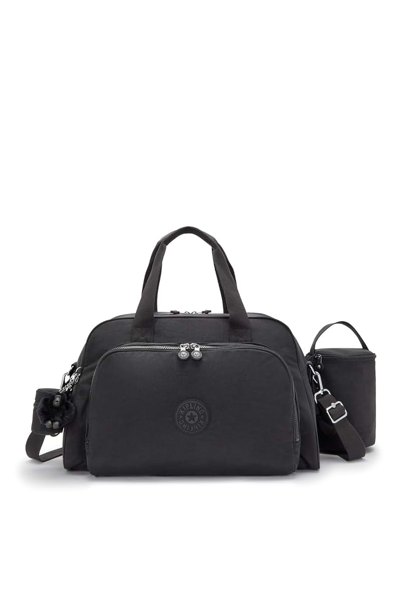 Kipling Camama Large Baby Bag in Black Noir