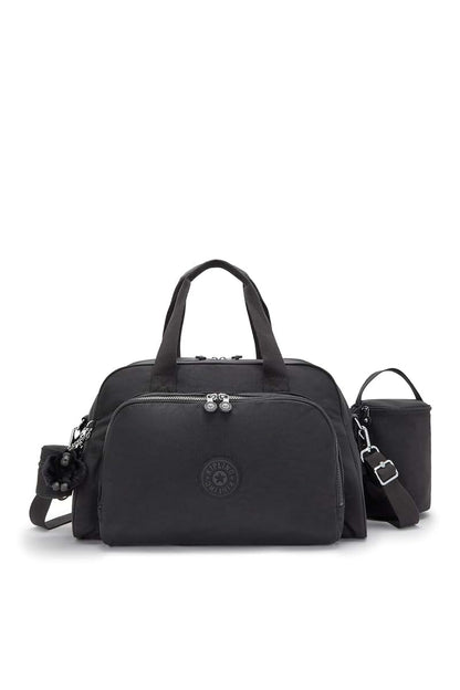 Kipling Camama Large Baby Bag in Black Noir