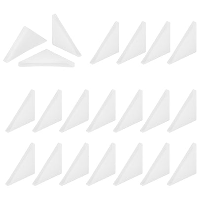 Uxcell Triangle Glass Corner Protectors 60-Pack