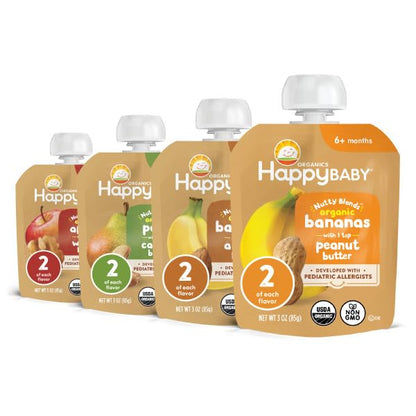 Happy Baby Organics Nutty Blends Fruit and Nut Butter