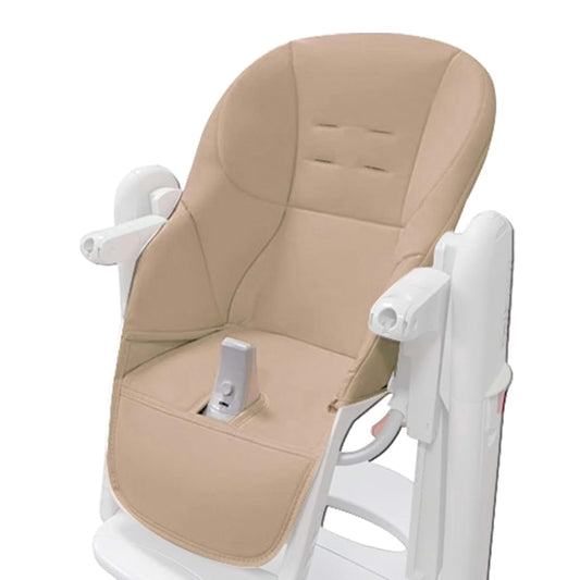 Geugecy High Chair Cushion Replacement Pad, PU Leather Seat Liner