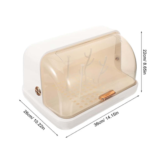 HAPINARY Portable Baby Bottle Drying Rack Countertop Organizer with Efficient Drainage