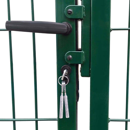 Teenpull Garden Fence Gate In Green Steel