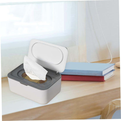 Peosaard Wet Wipe Container Gray Dispenser Storage Box (photo 3)