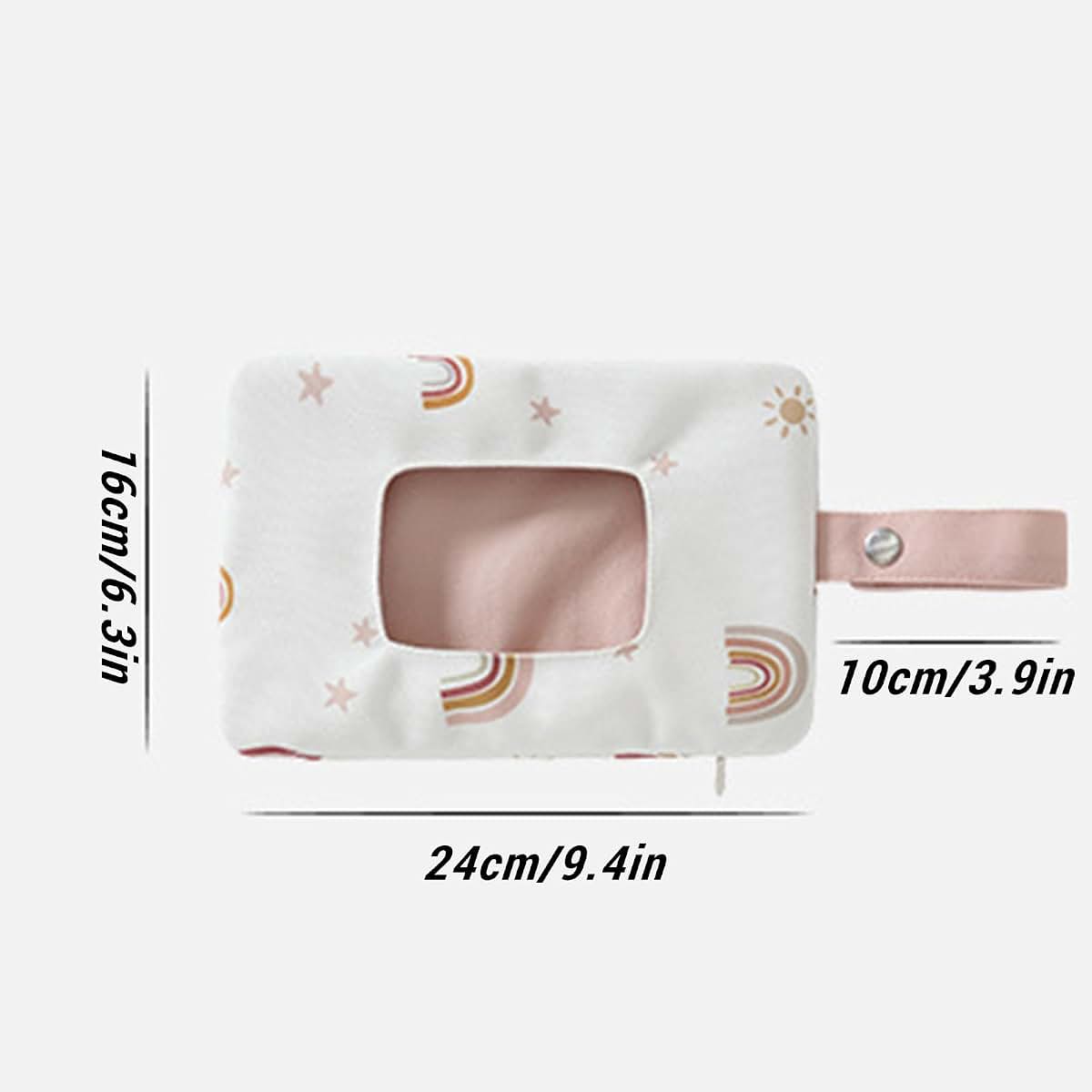 Cotton Dispenser Refillable Wipe Holder Travel Wet Container Pouch